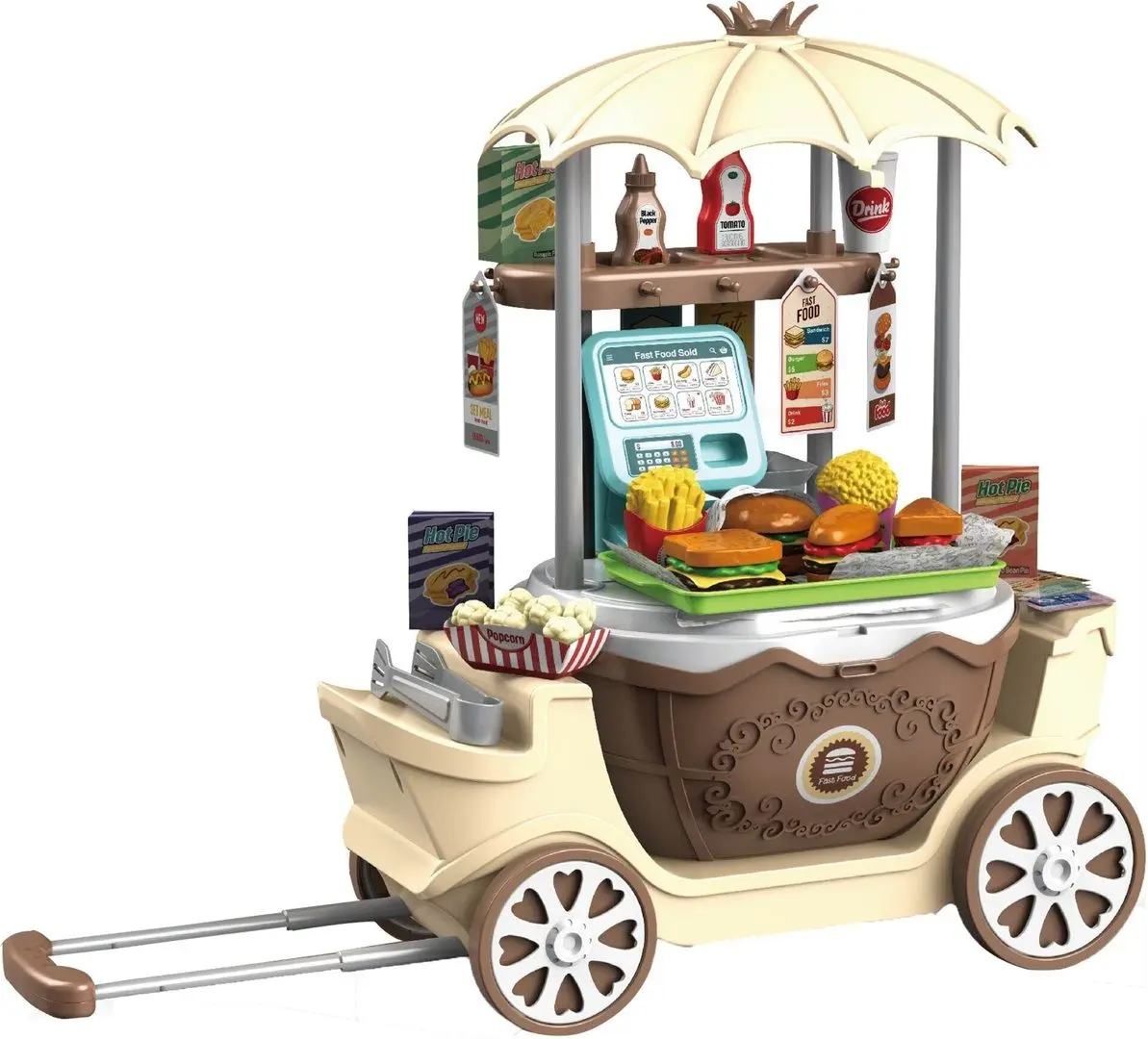 Set de joaca Woopie Surprise Fast-Food Shop (Beige/Brown)