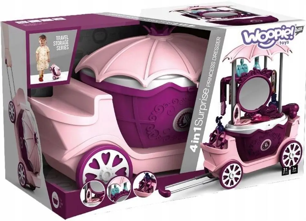 Set de joaca Woopie Surprise Princess Dresser (Pink/Violet)