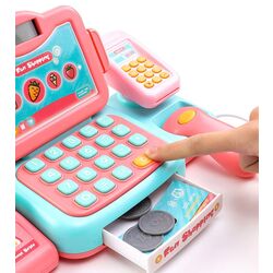 Игрушечный кассовый аппарат Woopie 29702 (Pink/Blue) Thumb