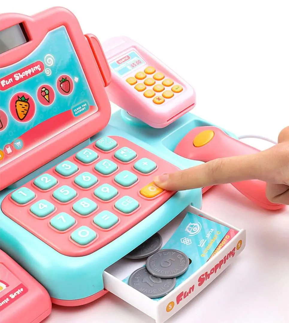 Игрушечный кассовый аппарат Woopie 29702 (Pink/Blue)