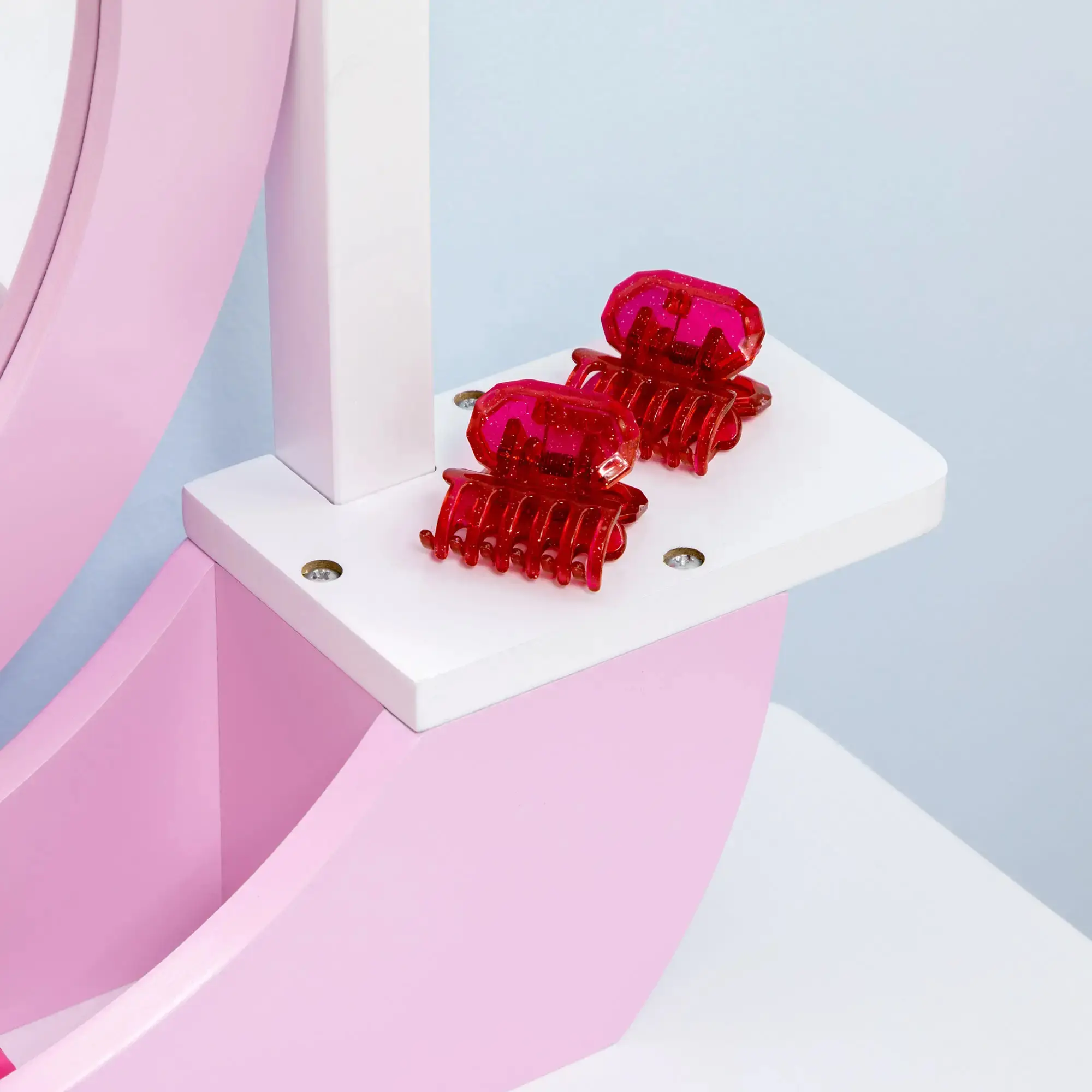 Masa de toaleta cu taburet pentru copii Zonekiz 316-006V00PK (Pink) - 6