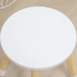 Masuta de toaleta pentru copii Zonekiz 316-005V00WT (White/Natural Wood) Thumb