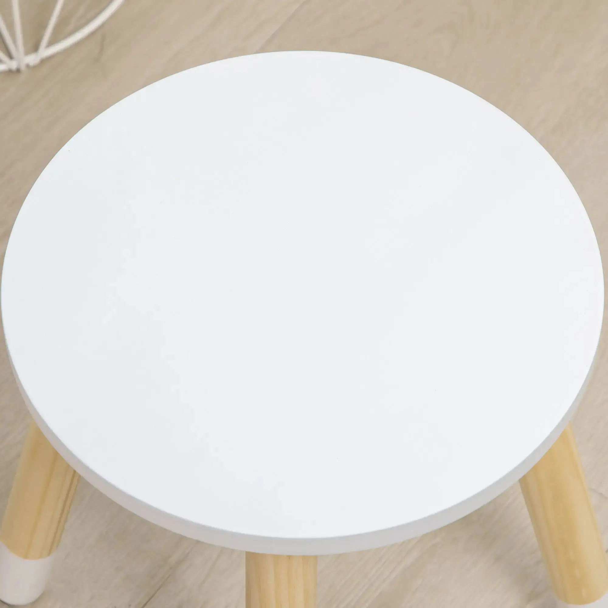 Masuta de toaleta pentru copii Zonekiz 316-005V00WT (White/Natural Wood) - 4