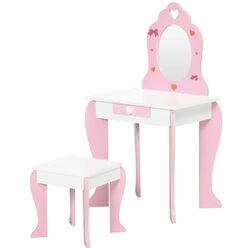 Masuta de toaleta pentru copii Zonekiz 316-007V00PK (Pink/White) Thumb