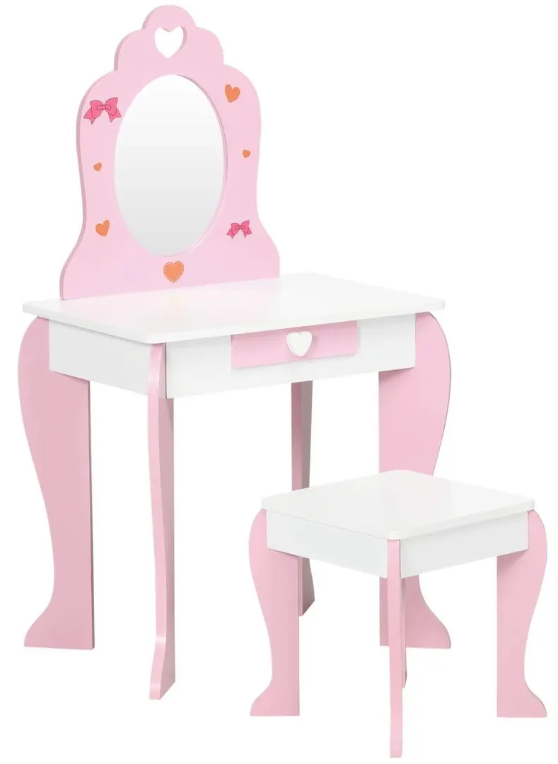 Masuta de toaleta pentru copii Zonekiz 316-007V00PK (Pink/White)