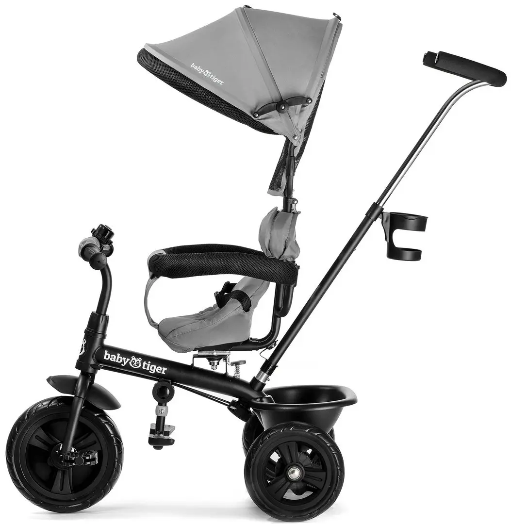 Tricicleta Baby Tiger Fly (Gray) - 2
