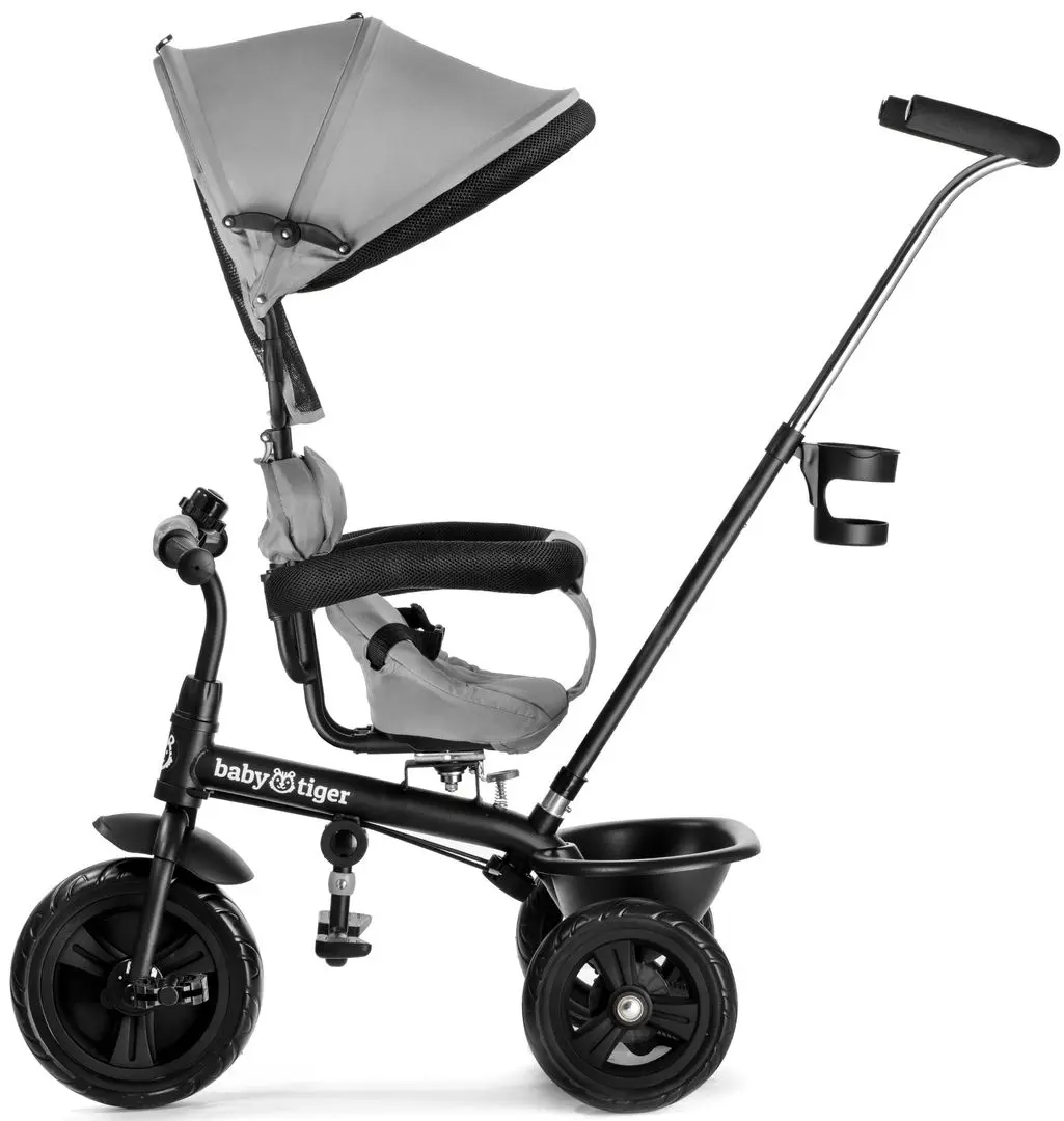 Tricicleta Baby Tiger Fly (Gray) - 4