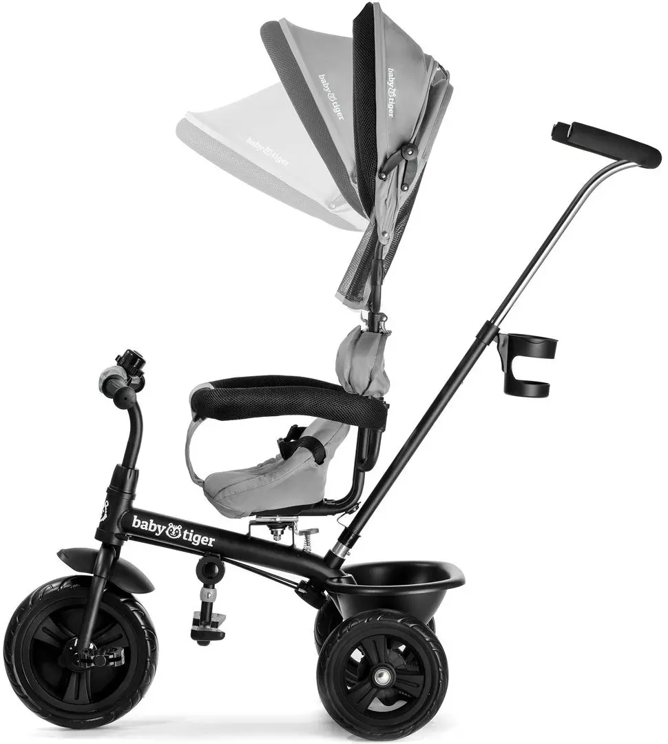 Tricicleta Baby Tiger Fly (Grey) - 2
