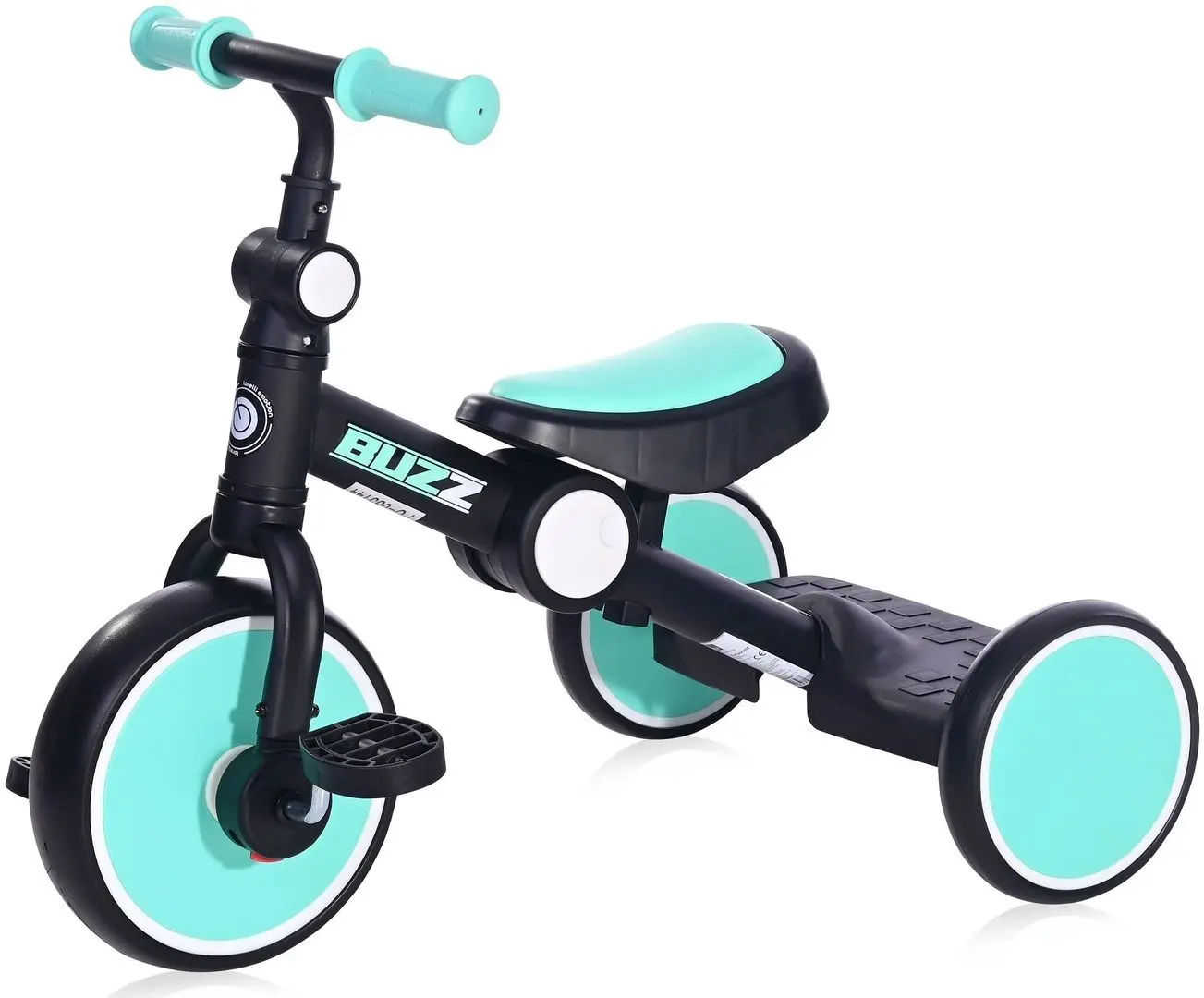 Трехколесный велосипед Bertoni (Lorelli) Buzz (Black/Turquoise)