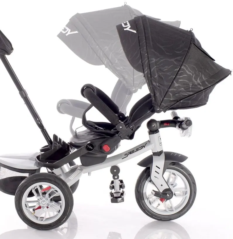 Трехколесный велосипед Bertoni (Lorelli) Speedy Air (Grey/Black) - 7