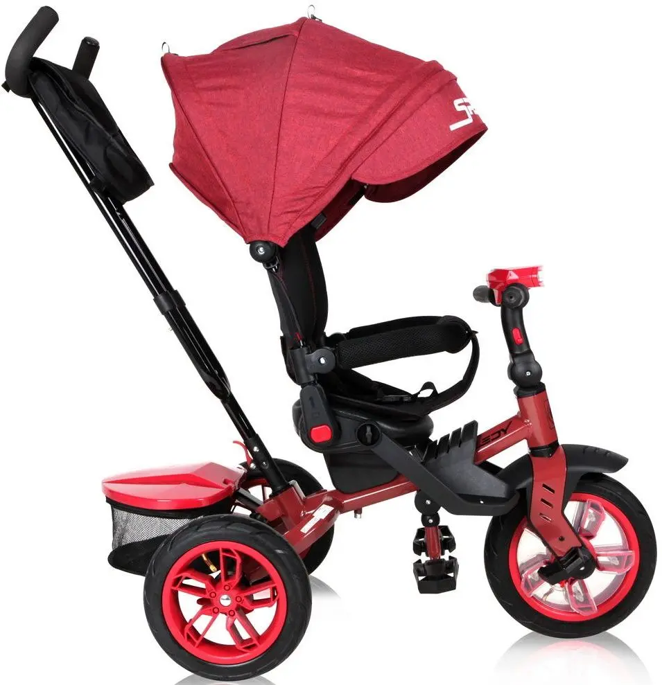 Tricicleta Bertoni (Lorelli) Speedy Air (Red/Black) - 3