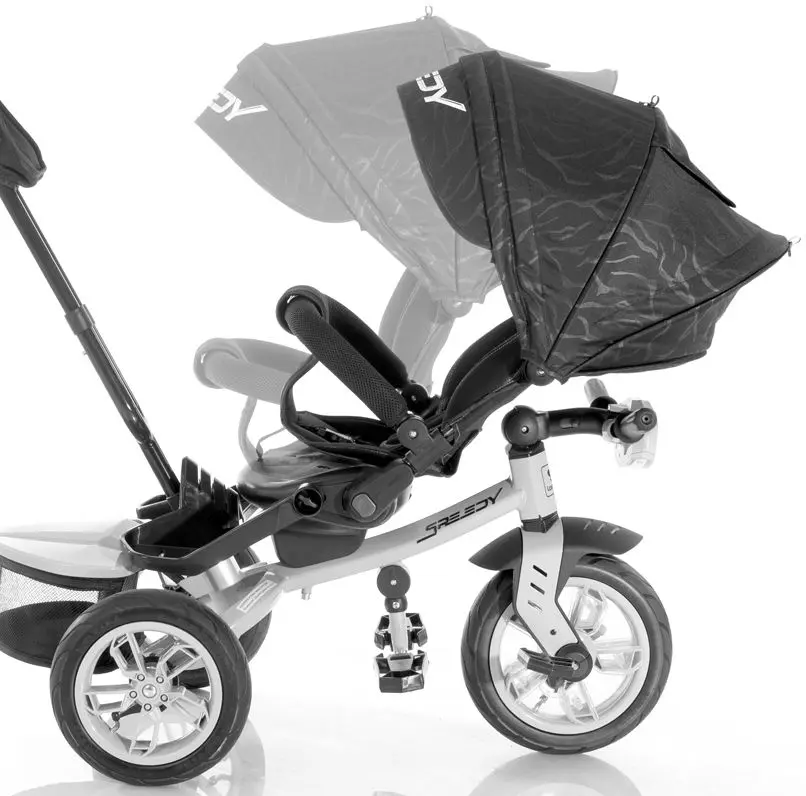 Tricicleta Bertoni (Lorelli) Speedy Air (Red/Black) - 5