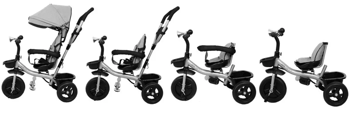 Tricicleta Edilandia Eco Trike (Blue) - 3