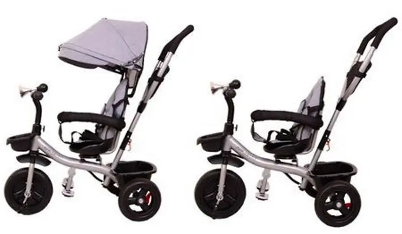 Tricicleta Edilandia Eco Trike (Grey) - 5