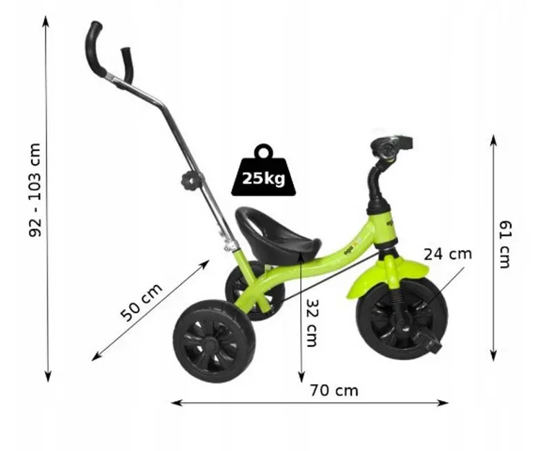 Tricicleta Egaleco B18D2