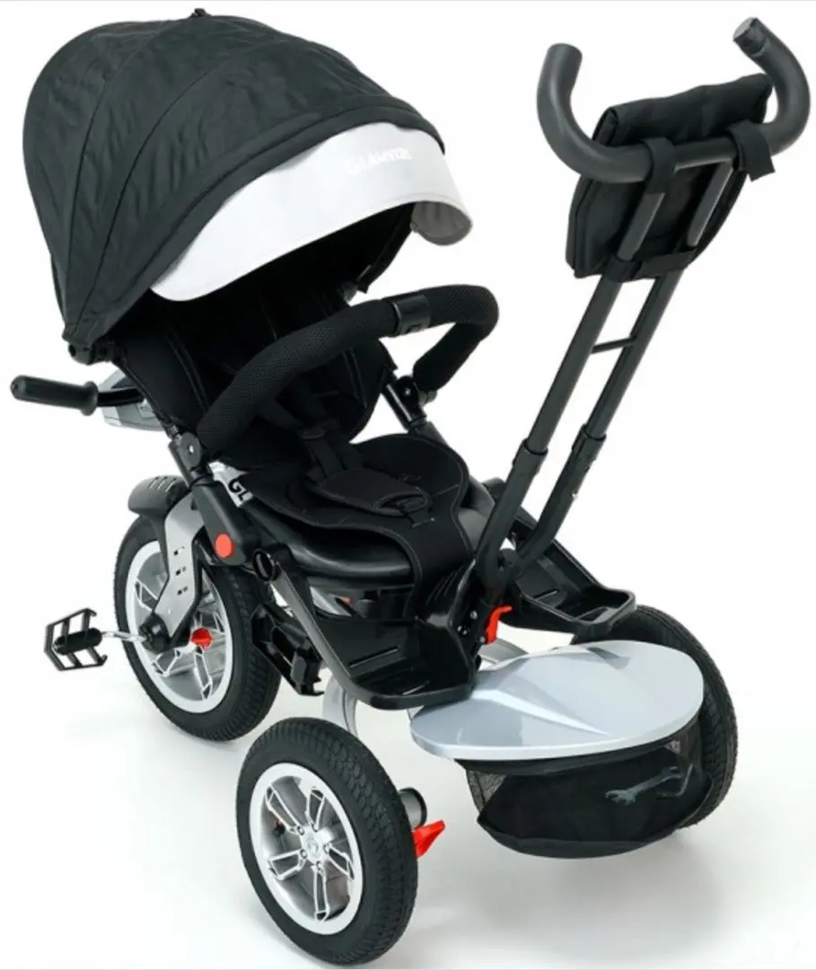 Tricicleta Glamvers Eagle (Black) - 2