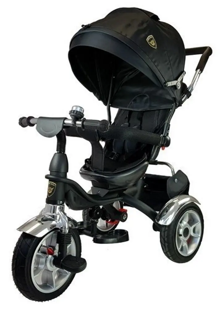 Трехколесный велосипед LeanToys 2602 (Black)