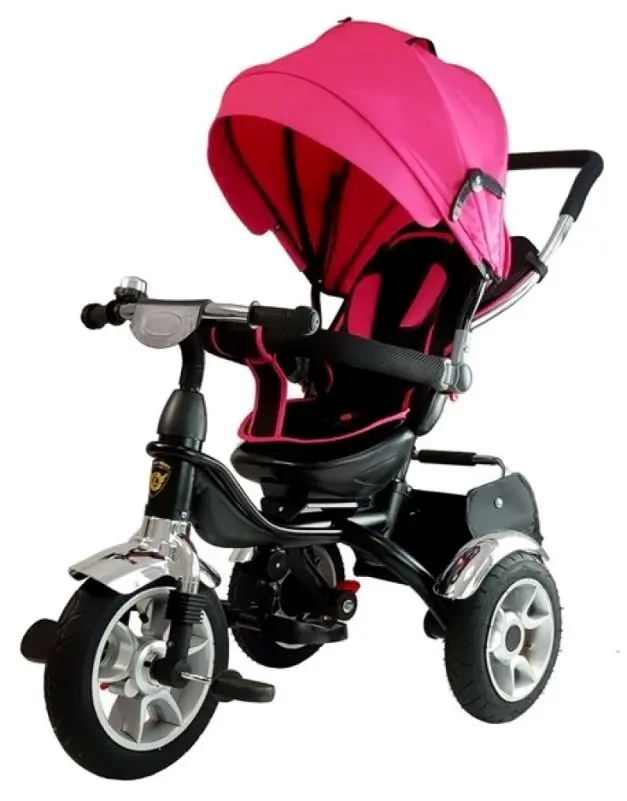 Tricicleta LeanToys PRO500 2605 (Pink) - 5