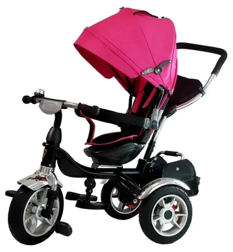 Tricicleta LeanToys PRO500 2605 (Pink) - 4