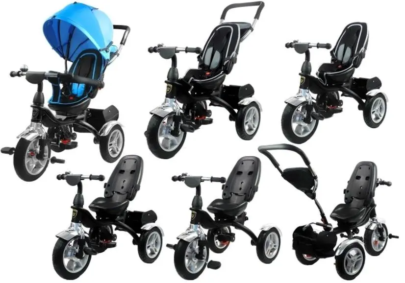 Трехколесный велосипед LeanToys PRO500 7670 (Blue)