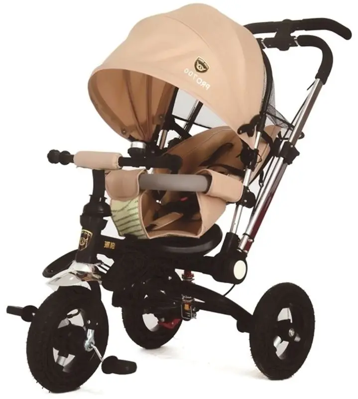 Tricicleta LeanToys PRO700 3848 (Cream) - 2