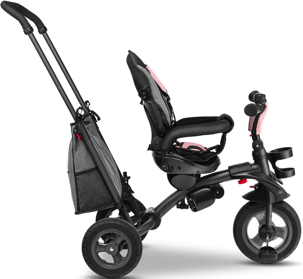 Трехколесный велосипед Lionelo Tris (Candy Rose/Grey)