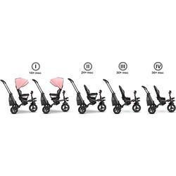 Трехколесный велосипед Lionelo Tris (Candy Rose/Grey) Thumb