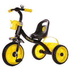 Tricicleta Kikka Boo Lou-Lou Kimi (Black/Yellow)