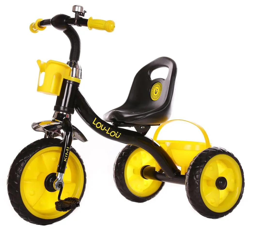 Tricicleta Kikka Boo Lou-Lou Kimi (Black/Yellow)