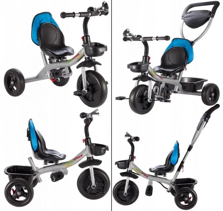 Tricicleta 3in1 MalPlay Multifunctional (Blue) - 3