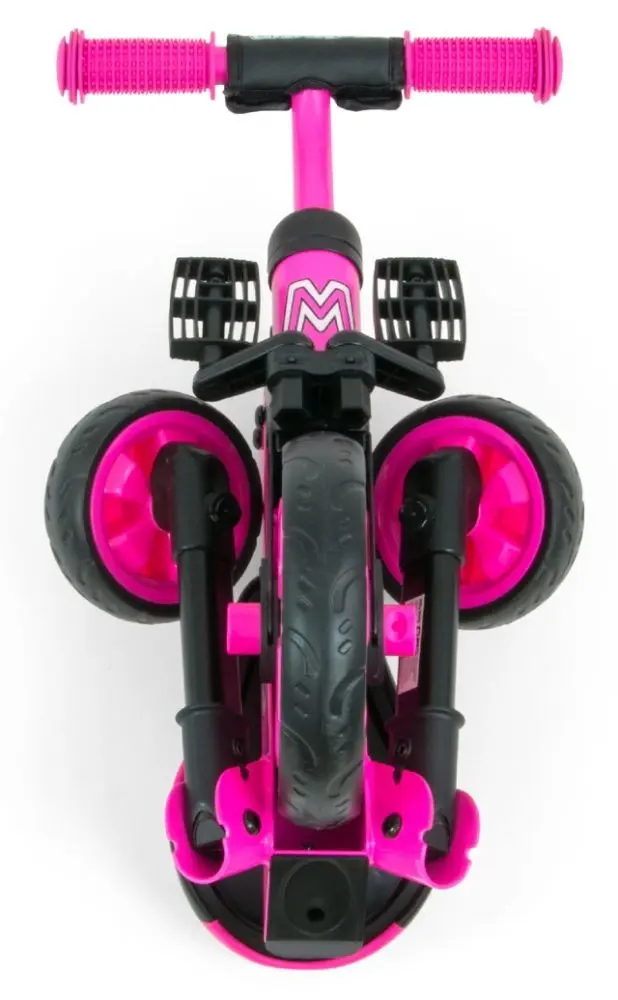 Tricicleta 2in1 Milly Mally Grande (Pink) - 4
