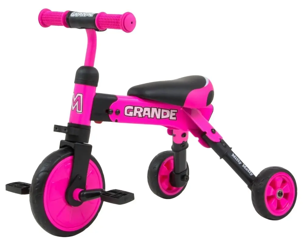 Tricicleta 2in1 Milly Mally Grande (Pink)