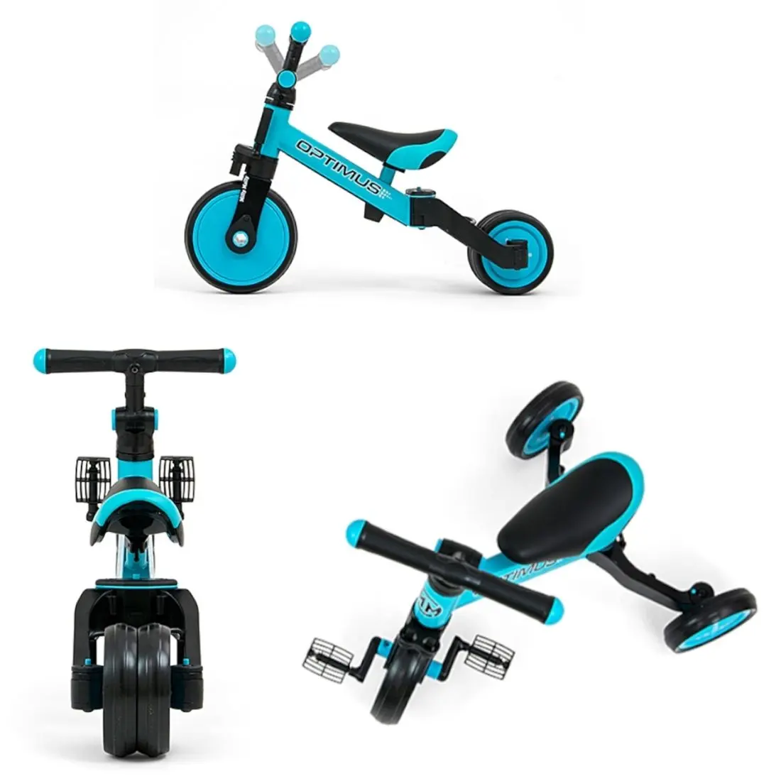 Tricicleta 3in1 Milly Mally Optimus (Blue) - 6
