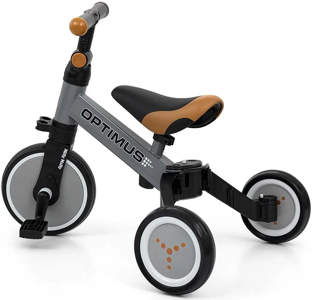 Tricicleta 3in1 Milly Mally Optimus (Grey) - 8