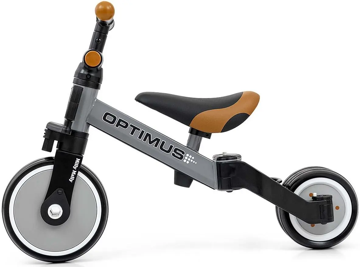 Tricicleta 3in1 Milly Mally Optimus (Grey) - 7