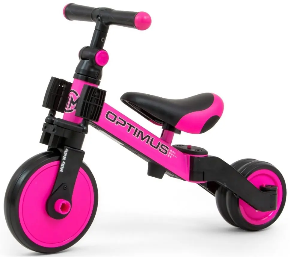 Tricicleta 3in1 Milly Mally Optimus (Pink) - 2