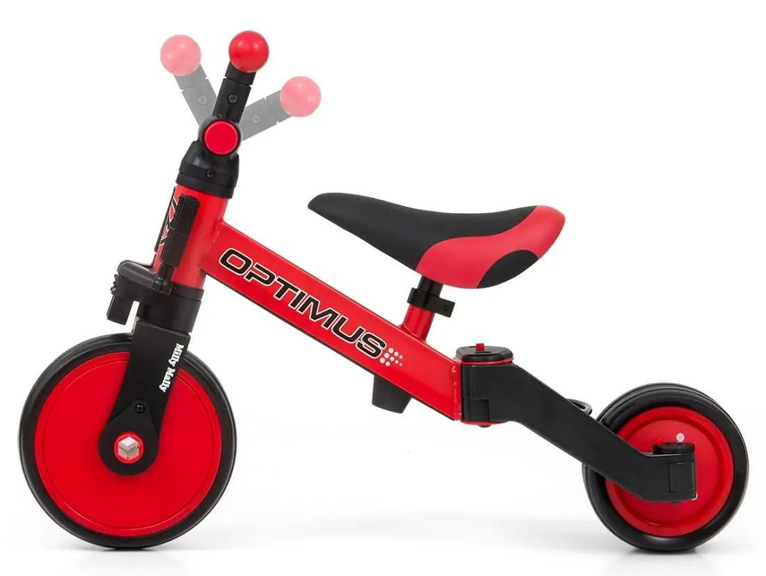 Tricicleta 3in1 Milly Mally Optimus (Red) - 4