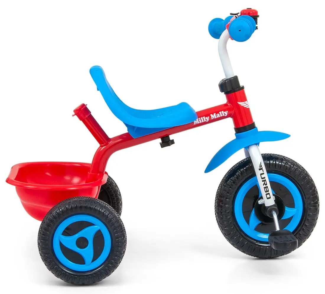 Tricicleta Milly Mally Turbo Cool (Red/Blue) - 2