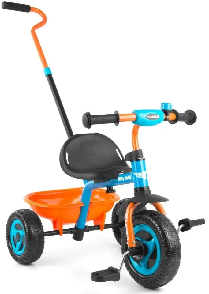 Трехколесный велосипед Milly Mally Turbo (Orange/Turquoise)