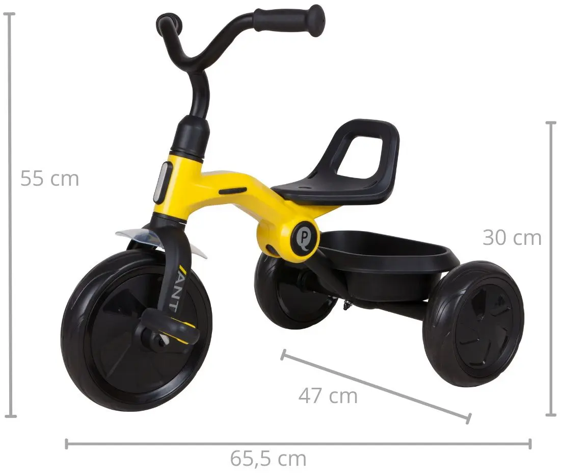 Tricicleta QPlay Ant (Yellow) - 6