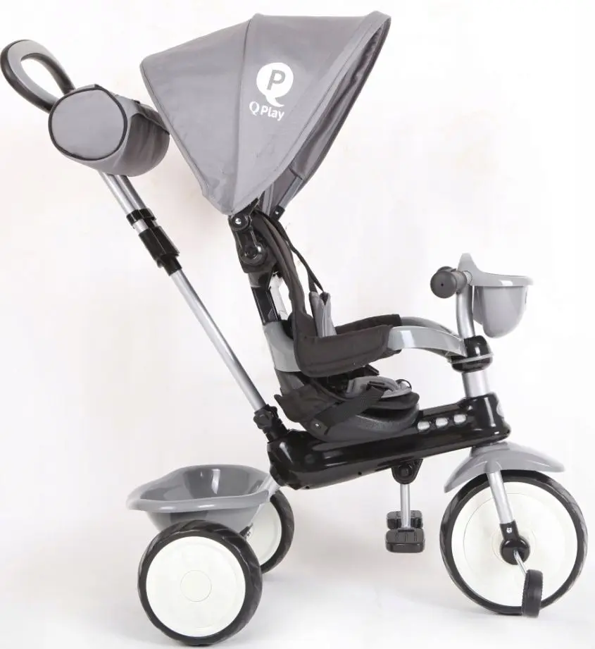 Трехколесный велосипед Qplay Comfort (Grey) - 4