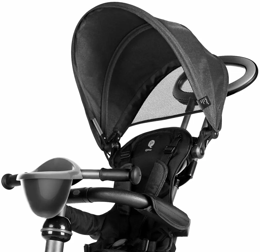 Трехколесный велосипед QPlay Cosy (Black) - 6