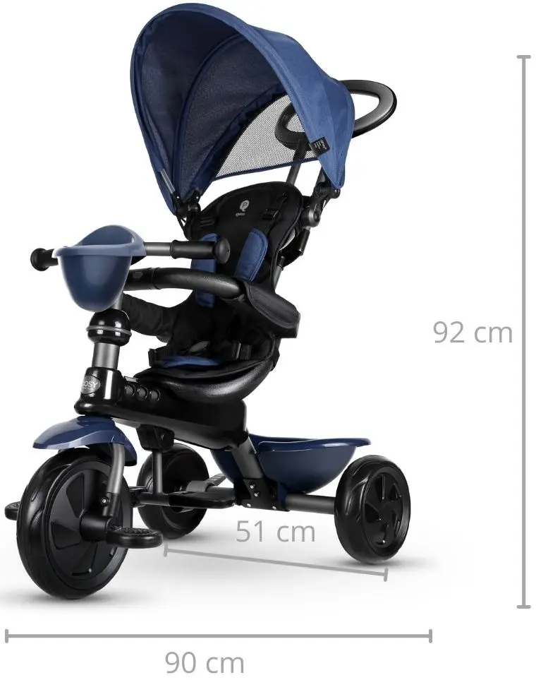 Трехколесный велосипед QPlay Cosy (Blue) - 5