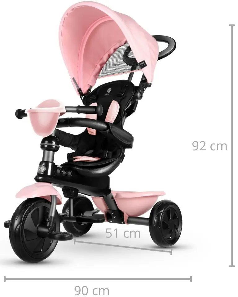 Трехколесный велосипед QPlay Cosy (Pink) - 7