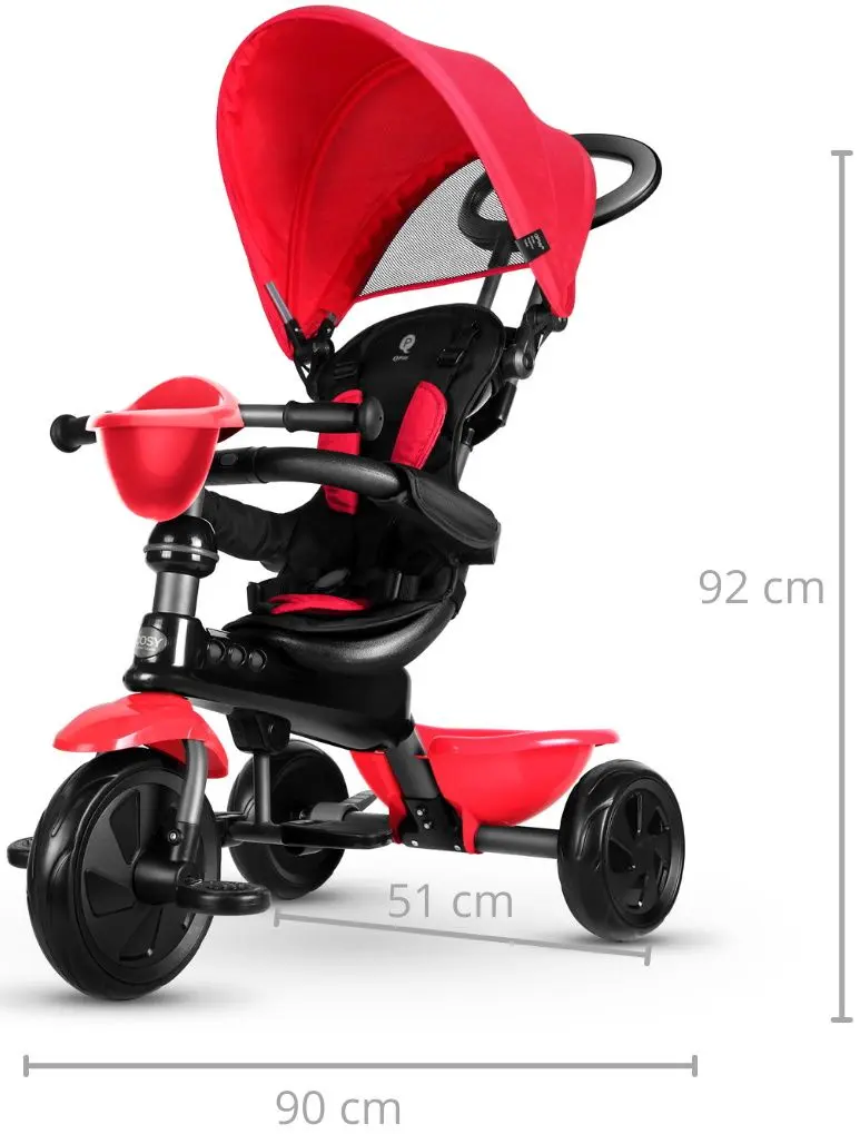 Трехколесный велосипед QPlay Cosy (Red) - 3