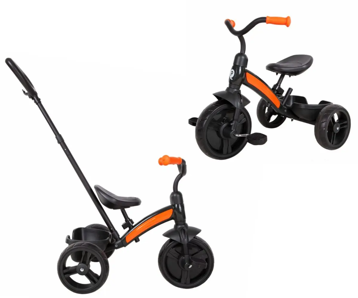 Трехколесный велосипед Qplay Elite Plus (Black/Orange) - 7