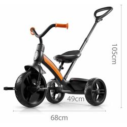 Трехколесный велосипед Qplay Elite Plus (Black/Orange) Thumb