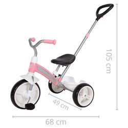 Трехколесный велосипед Qplay Elite Plus (Pink/White) Thumb