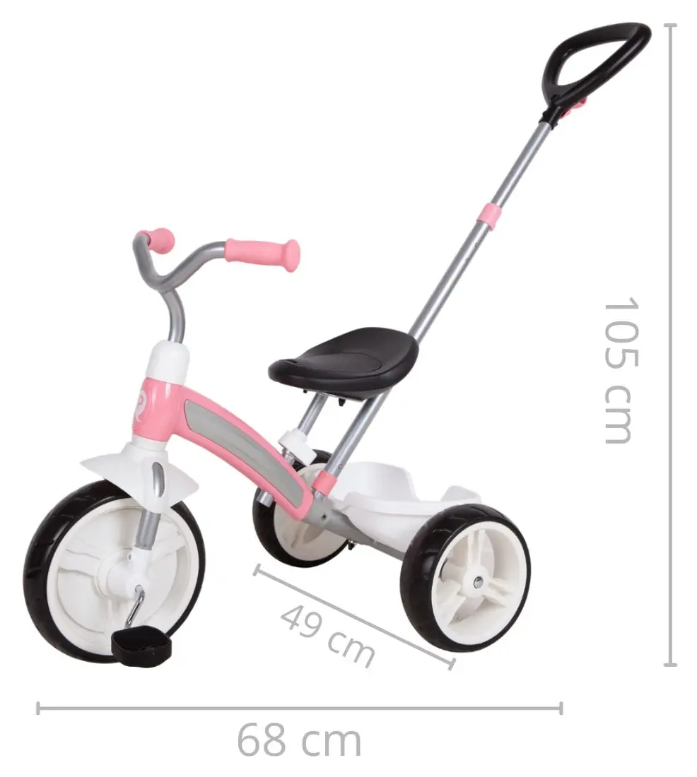 Трехколесный велосипед Qplay Elite Plus (Pink/White) - 5