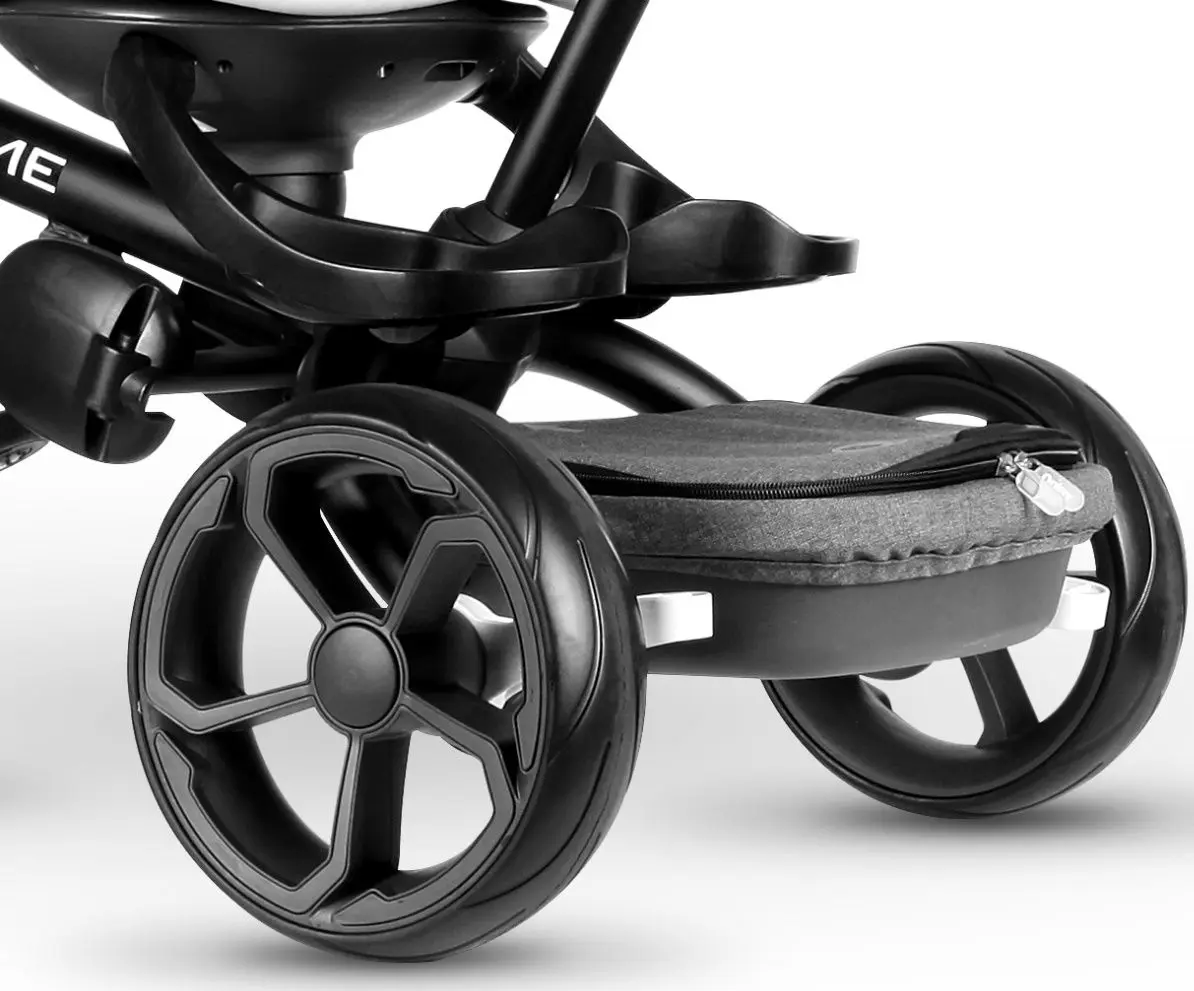 Трехколесный велосипед QPlay New Prime (Grey) - 8